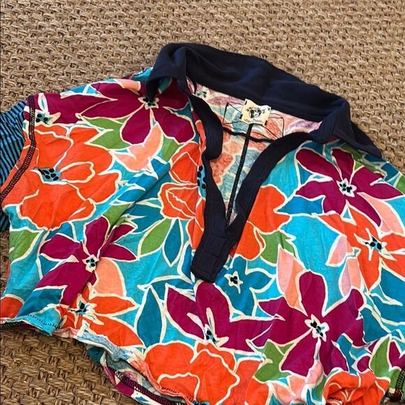 We The Free Colorful Abstract Polo Shirt - Picture 3 of 9